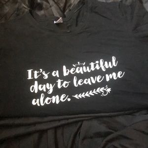 Short sleeve lettered tee!